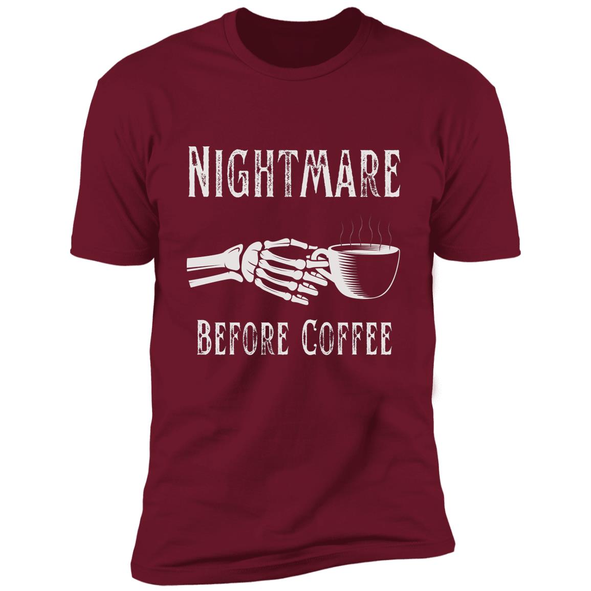 Nightmare Before Coffee Premium Short Sleeve T-Shirt