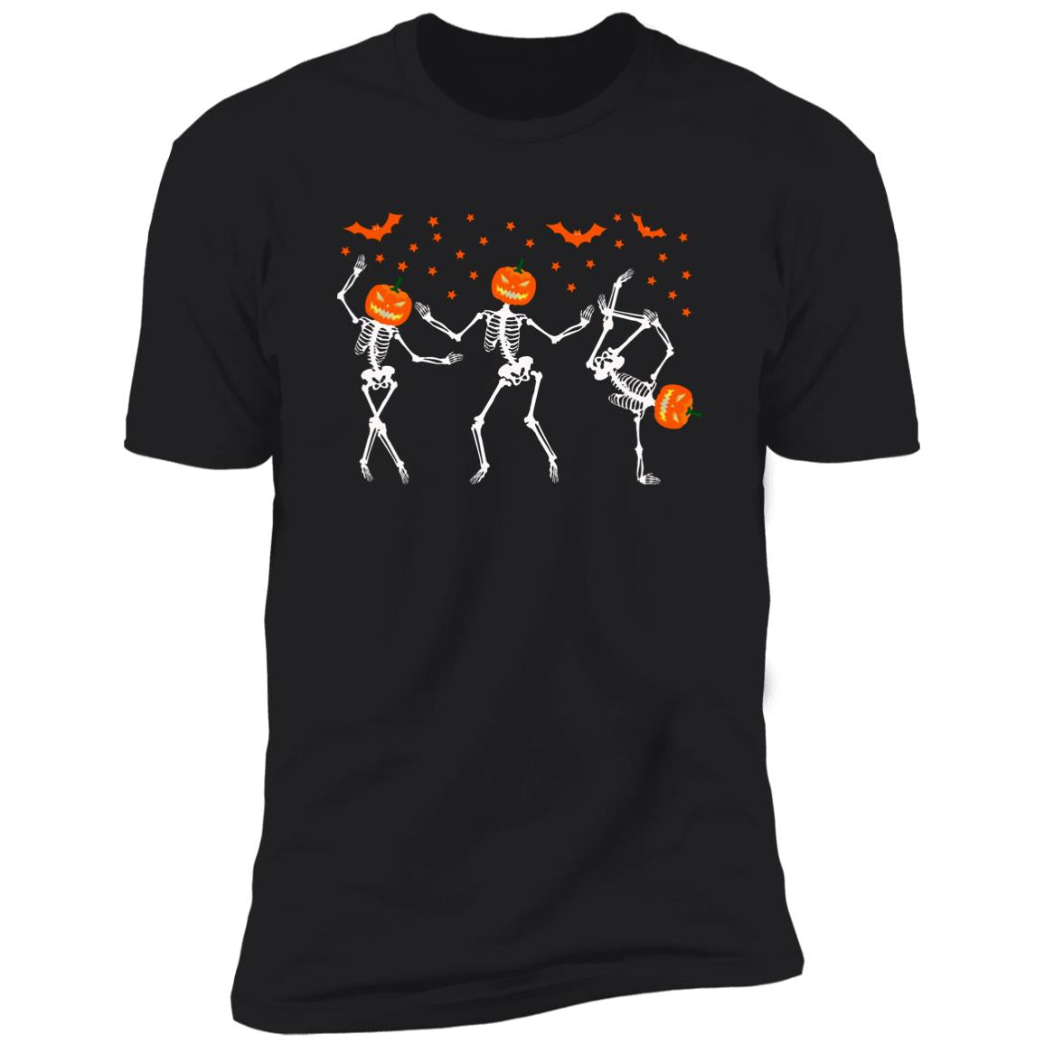 Dancing Skeleton Halloween Premium Short Sleeve T-Shirt