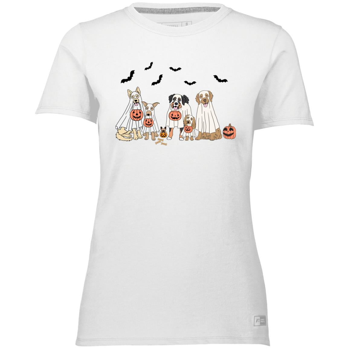 Trick or Treat Dogs Ladies’ Essential Dri-Power Tee