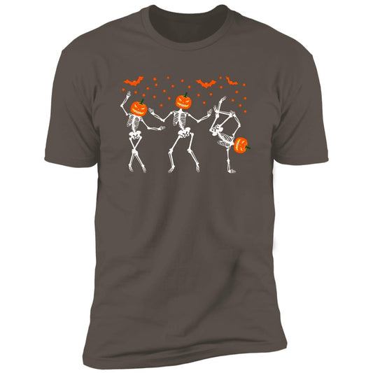 Dancing Skeleton Halloween Premium Short Sleeve T-Shirt
