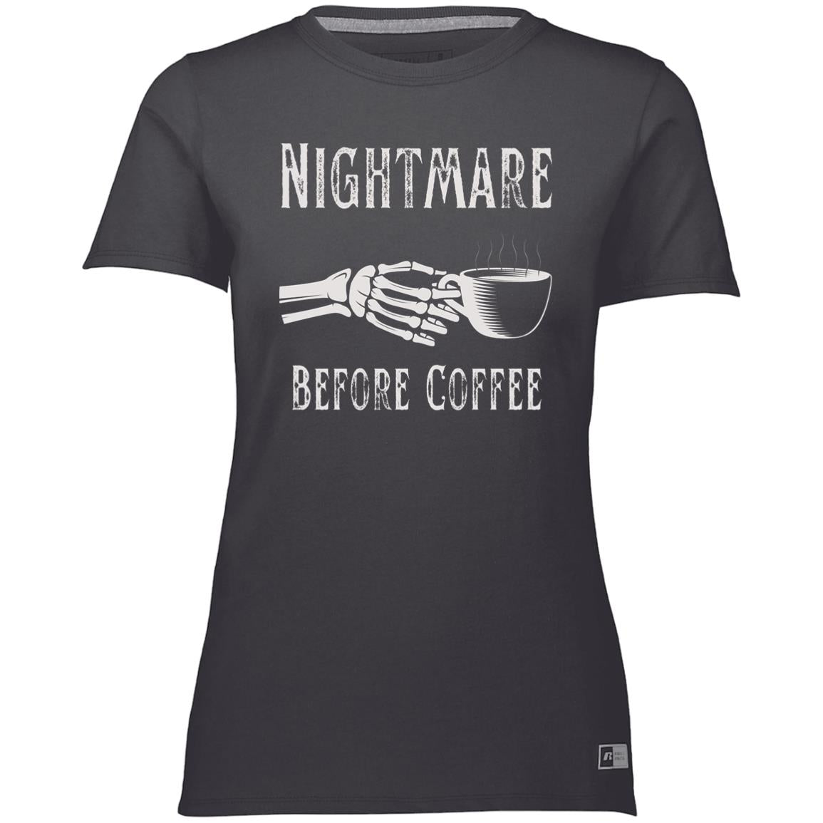 Nightmare Before Coffee Ladies’ Essential Dri-Power Tee