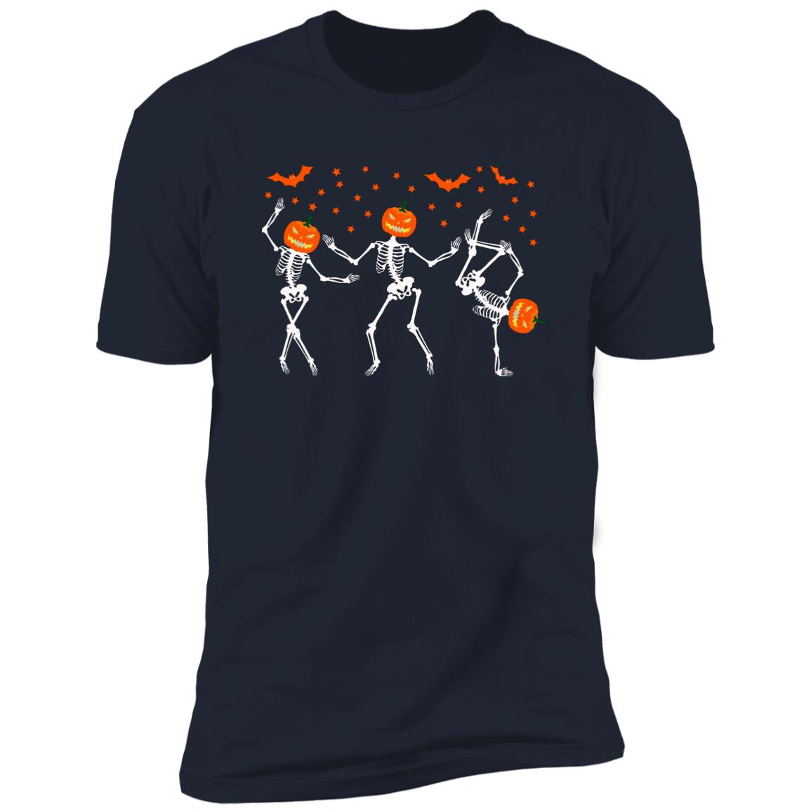 Dancing Skeleton Halloween Premium Short Sleeve T-Shirt
