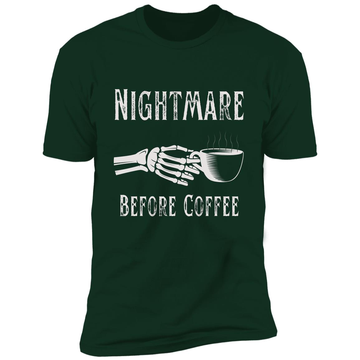 Nightmare Before Coffee Premium Short Sleeve T-Shirt