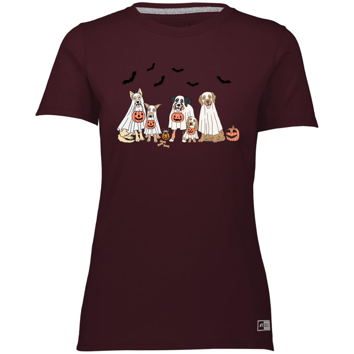 Trick or Treat Dogs Ladies’ Essential Dri-Power Tee