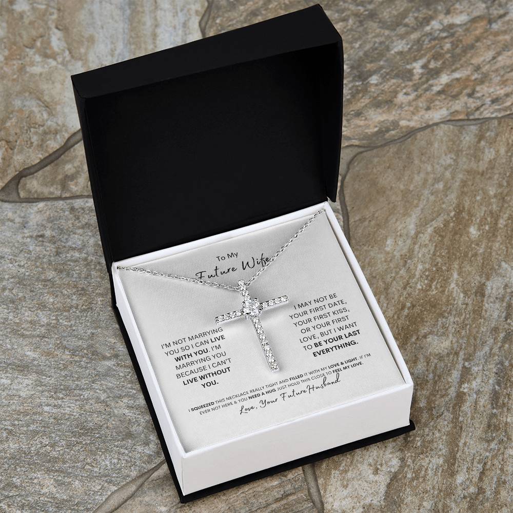To My Future Wife | I Love You | Cross Necklace