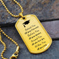 Graduation Necklace for your Grad - Dog Tag | Military Tag