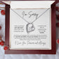 I'm Sorry | Girlfriend | Wife | Soulmate | Partner | Forever Love Necklace