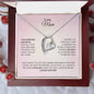 To My Mom | I Am Forever Grateful - Forever Love Necklace