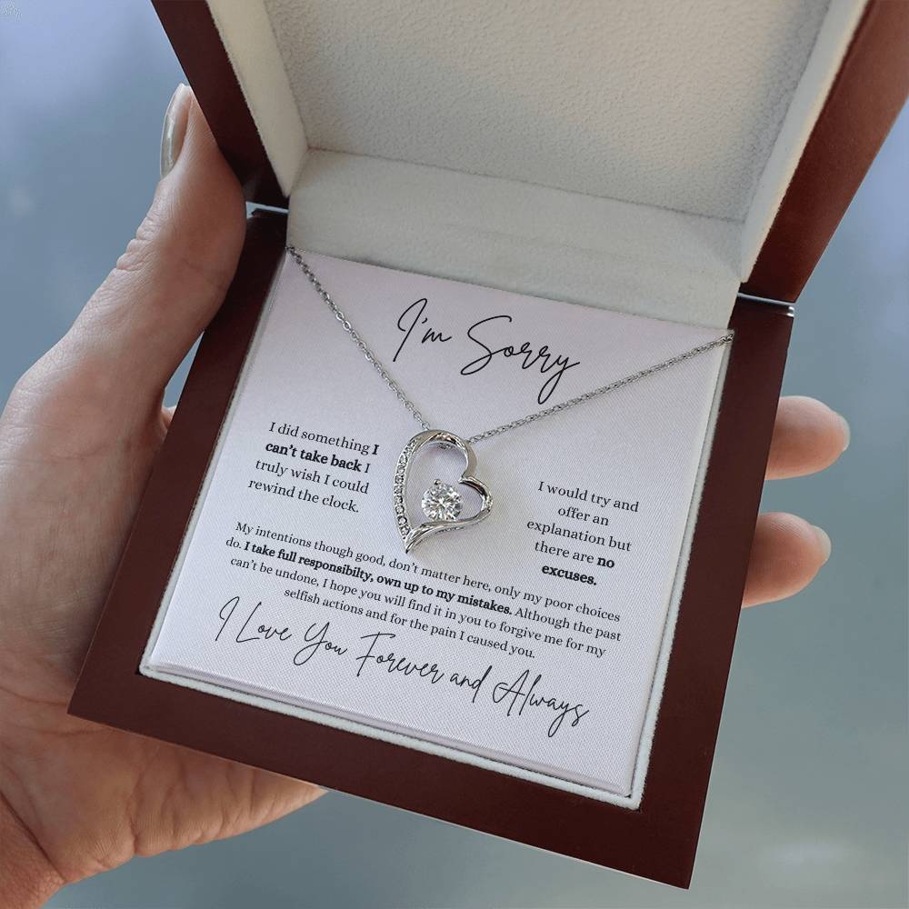 I'm Sorry | Girlfriend | Wife | Soulmate | Partner | Forever Love Necklace