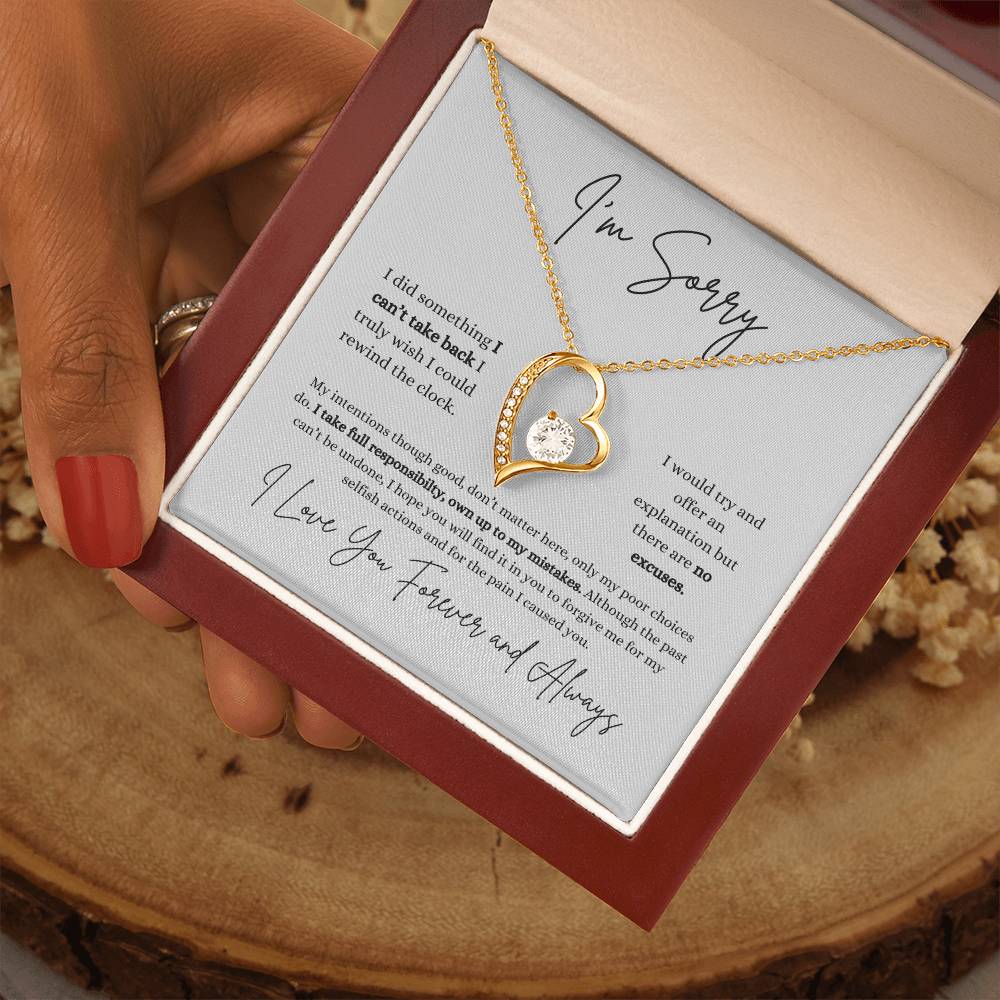 I'm Sorry | Girlfriend | Wife | Soulmate | Partner | Forever Love Necklace