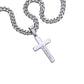 To My Future Husband | Personalized Cross with Cuban Chain Necklace