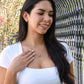 To My Beautiful Granddaughter Interlocking Heart Necklace 18k Gold