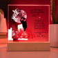 To My Daughter | Love Mom | Acrylic Plaque