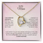 To My Mom | I Am Forever Grateful - Forever Love Necklace