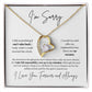 I'm Sorry | Girlfriend | Wife | Soulmate | Partner | Forever Love Necklace