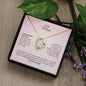 To My Mom | I Am Forever Grateful - Forever Love Necklace